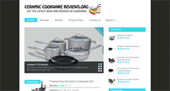 Desktop Screenshot of ceramiccookwarereviews.org