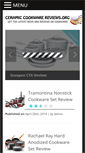Mobile Screenshot of ceramiccookwarereviews.org